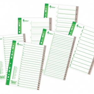 Divider Forpus, A4, Jan.-Dec. months, plastic