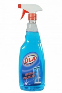 Glass cleaner Ūla, with nozzle, 1l