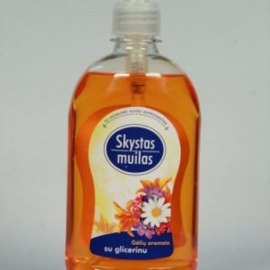 Soap, liquid, with glycerin, floral scent, with dispenser, 500ml