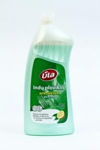 Dishwasher detergent Ūla Sensitive, with glycerin, koncentrated 1l