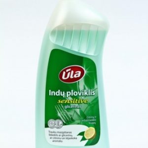 Dishwasher detergent Ūla Sensitive, with glycerin, koncentrated 1l