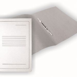 Cardboard binder SMLT, A4, 300g, white with print, cardboard