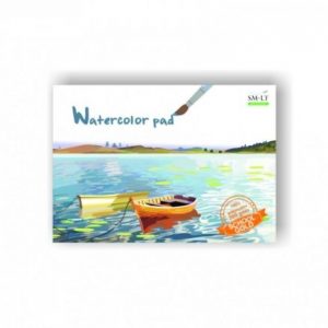 Watercolor notebook SMLT, A4, 200 g, gummed (20) 0708-206