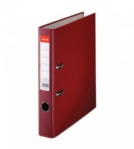 Binder Esselte, A4 / 50 mm, economical, cherry