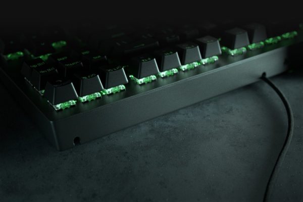 Razer Blackwidow V3 Tenkeyless Wired Gaming keyboard, RGB LED, USB, US, Green Switch, Black