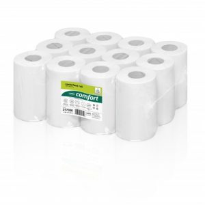 WEPA Centre Feed Rolls for Feed point system RPMB1120,1-Ply, 120m, Recycled tissue, (12pcs)