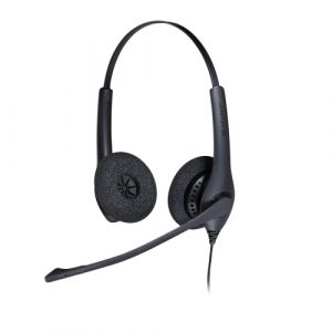 Jabra BIZ 1500 Duo QD Wired Headset, Black