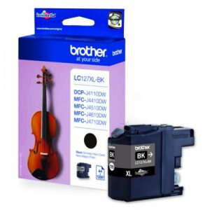 Brother LC127XL (LC127XLBK) Ink Cartridge, Black