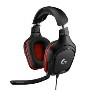 Logitech G332 Wired Gaming Headset, 3.5 mm jack, Black/Red (SPEC)