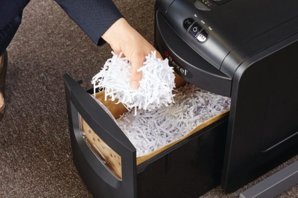 Rexel Mercury REX1323 Paper Shredder, Cross Cut shredding, 4 x 40 mm, 65 dB, P-4, 23 L, Black