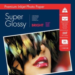 Lomond Premium Photo Paper Super Glossy 260 g/m2 A3, 20 sheets, Bright