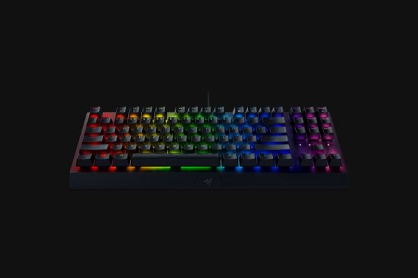 Razer Blackwidow V3 Tenkeyless Wired Gaming keyboard, RGB LED, USB, US, Yellow Switch, Juoda