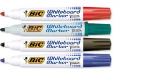 BIC Velleda Whiteboard 1701 marker set 4 colours