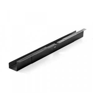 Cable management tray, adjustable 920-1500x120x115mm, Black