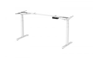 Adjustable Height Table Frame Up Up Thor, White