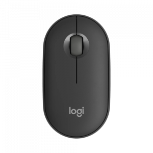 Logitech Pebble 2 M350s Wireless Mouse, RF Wireless + Bluetooth, 4000 DPI, Tonal Graphite