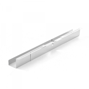 Cable management tray, adjustable 920-1500x120x115mm, White