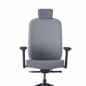 Up Up Athene ergonomic office chair Black, Grey + Grey fabric