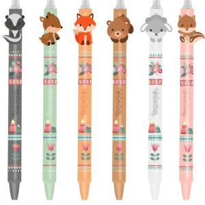 Retractable erasable pen Little Foxes