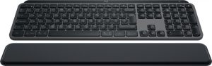 Logitech MX Keys S Wireless Keyboard + Palm Rest, Bluetooth, Illuminated, US, Graphite