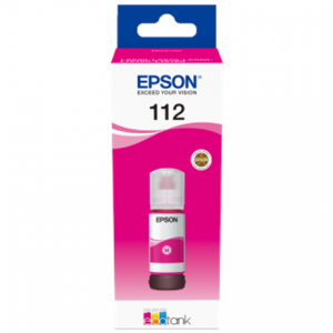 Epson 112 EcoTank (C13T06C34A) Ink Refill Bottle, Magenta