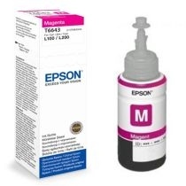 Epson T6643 (C13T66434A) Ink Refill Bottle, Magenta