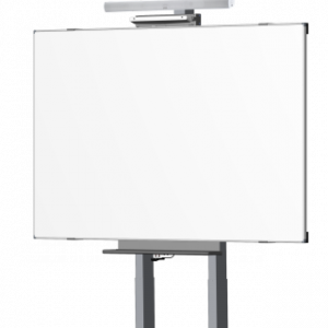 Mobile motorized 100 inch projection white board system for Epson interactive short throw projectors