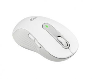 Logitech Signature M650 L LEFT Wireless Mouse, RF Wireless + Bluetooth, 4000 DPI, Off-White