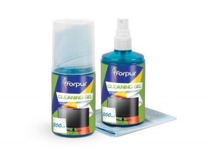 Screen cleaning kit Forpus (liquid 200ml, cloth)