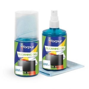 Screen cleaning kit Forpus (liquid 200ml, cloth)