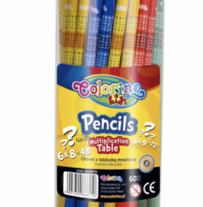 Colorino Kids Pencils with multiplication table