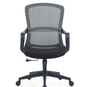 Up Up Darwin ergonomic office chair Black, Black fabric + Grey mesh