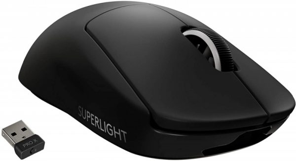 Logitech G PRO Wireless Gaming Mouse, RF Wireless, 25600 DPI, Black