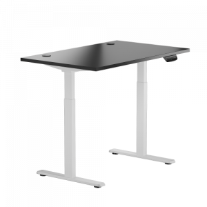 Adjustable Height Table Up Up Bjorn White, Table top M Black