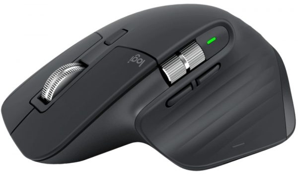 Logitech MX Master 3S for Business Mouse RF Wireless + Bluetooth, Laser, 8000 DPI, Graphite