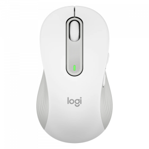 Logitech Signature M650 L LEFT Wireless Mouse, RF Wireless + Bluetooth, 4000 DPI, Off-White