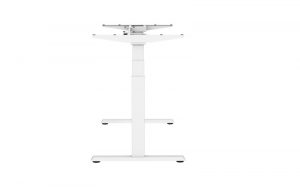 Adjustable Height Table Frame Up Up Thor, White