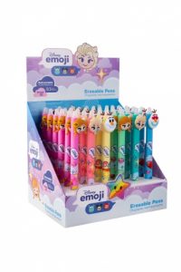 Retractable erasable pen Colorino Disney Emoji Frozen