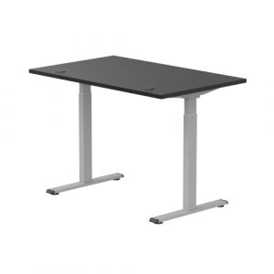 Adjustable Height Table Up Up Bjorn Gray, Table top M Black