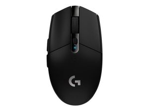 Logitech G305 Lightspeed Wireless Gaming Mouse, RF Wireless + Bluetooth, 12000 DPI, Black