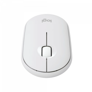 Logitech Pebble 2 M350s Wireless Mouse, RF Wireless + Bluetooth, 4000 DPI, Tonal White