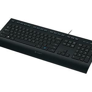 Logitech K280e Wired Keyboard, USB, US, Black