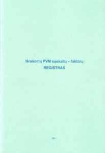 Išrašomų PVM sąskaitų faktūrų registras, A4 (48)  0720-061