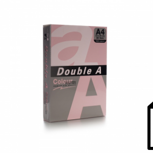 Colour paper Double A, 80g, A4, 500 sheets, Pink