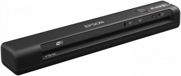 Used Epson WorkForce ES-60W Portable Scanner A4 600x600 DPI USB Wireless LAN