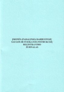 Darbuotojų saugos ir sveikatos instrukcijų registracijos žurnalas, A4 (24)  0720-033