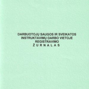 Darbuotojų saugos ir sveikatos instruktavimų darbo vietoje registravimo žurnalas, A4 (24)  0720-024