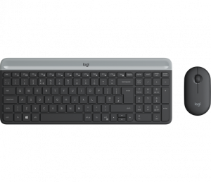 Logitech MK470 Slim Combo Wireless Keyboard + Mouse, US, Graphite