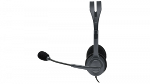 Logitech H111 Stereo Wired Headset, 3.5mm jack, Black