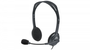 Logitech H111 Stereo Wired Headset, 3.5mm jack, Black